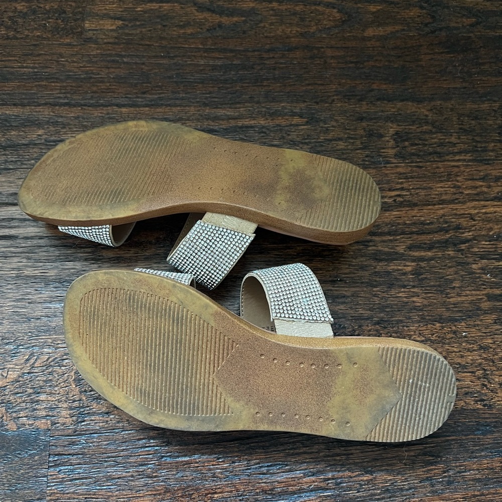 Steve Madden 5.5 Sparkly Sandal Slides - image 5